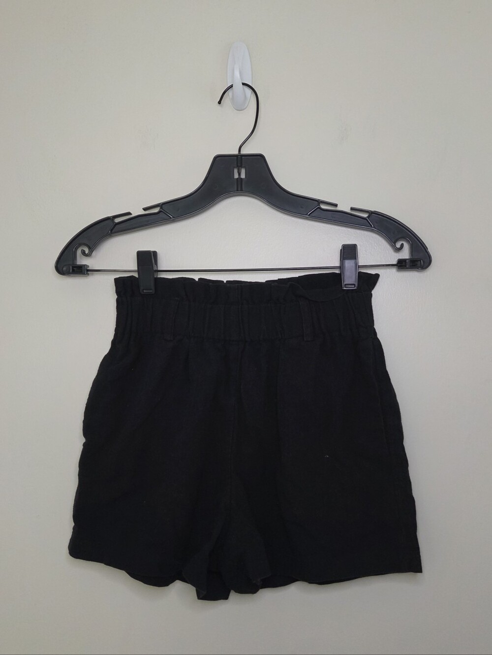 Women's Mosaic & Co Black Stretch Waist Shorts Sz XS